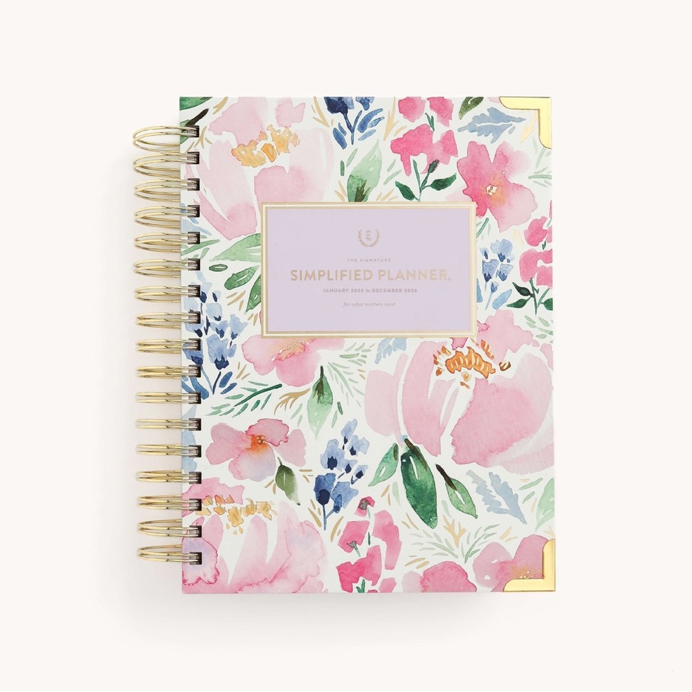 Floral Simplified Planner